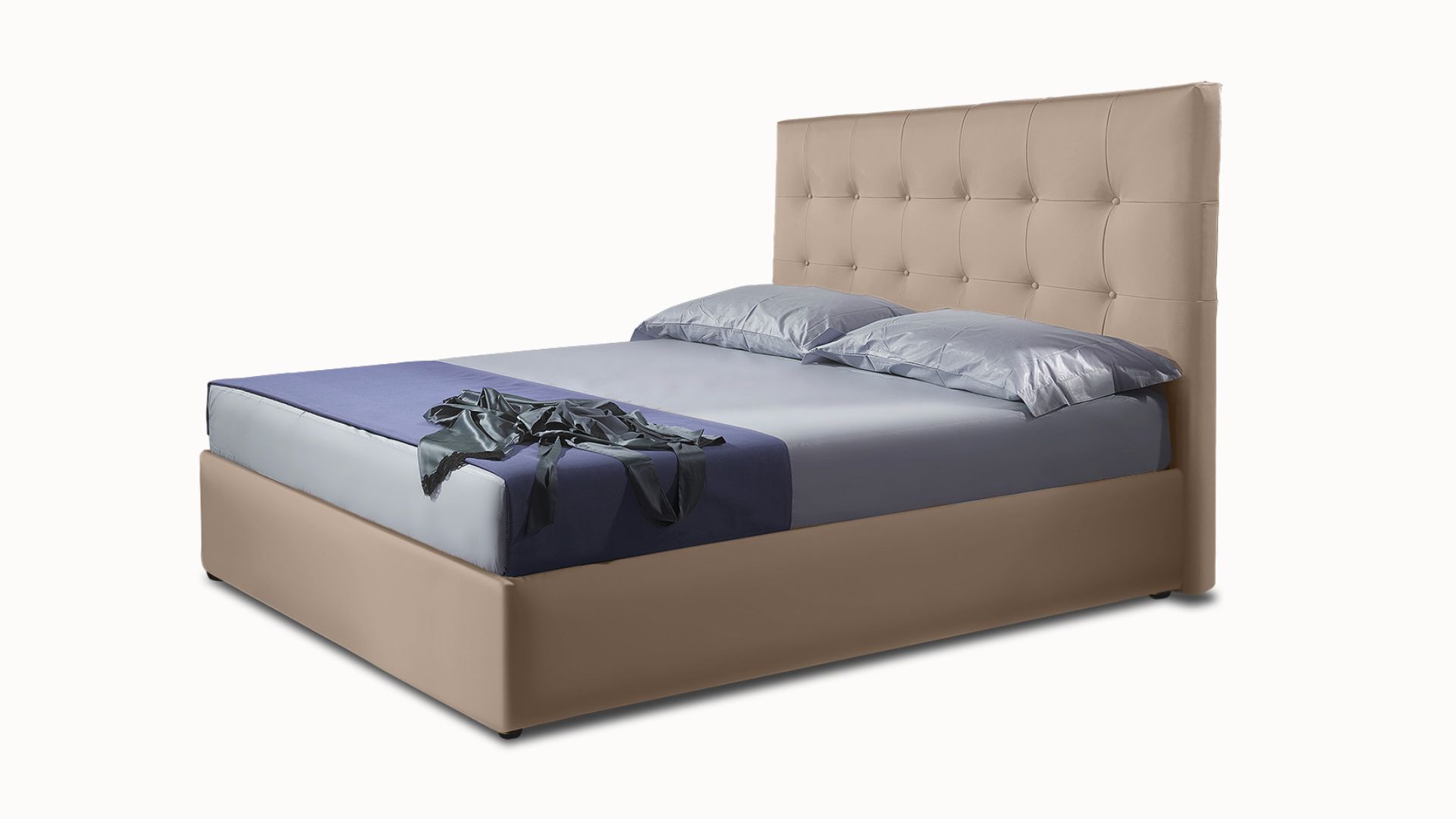 letto fenice contenitore ecopelle veradea